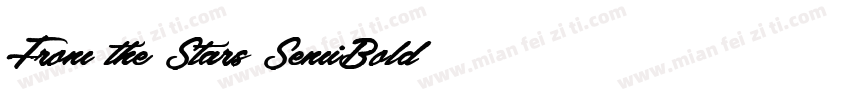 From the Stars SemiBold字体转换